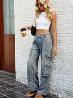 Pantaloni Elasticizzati Lavati Relaxed