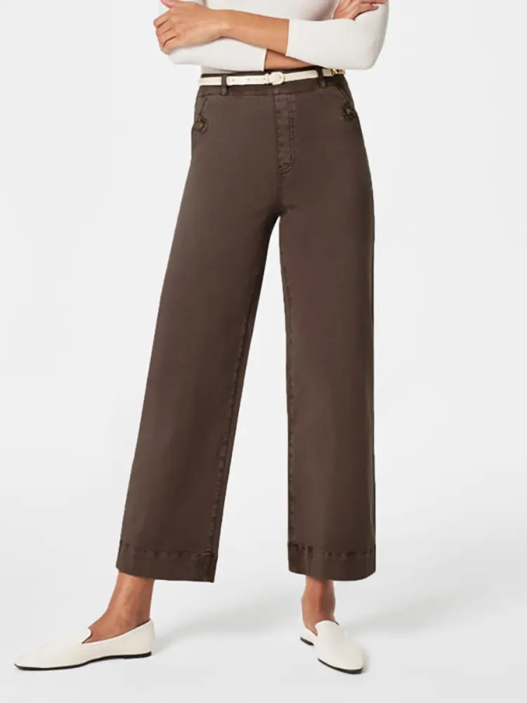 Denim élastique à grande gambe