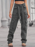 Pantalon cargo en denim multi-tâches lavati