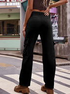 Pantaloni in denim americano con vita regolabile