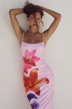 Abito midi DEIA - Multi fiore