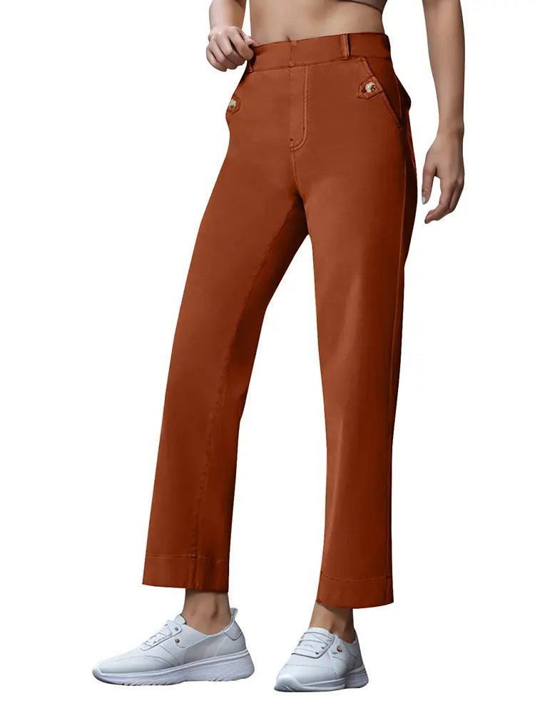 Denim élastique à grande gambe