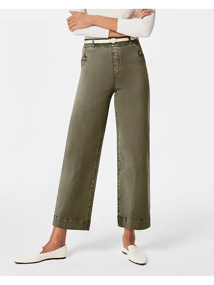 Denim élastique à grande gambe